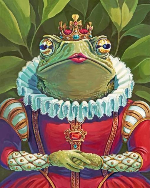 Princess Frog paint by numbers