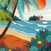 Tropical Island Paint by numbers
