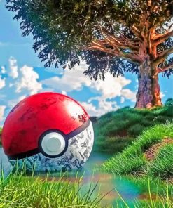 aesthetic-pokeball-paint-by-number