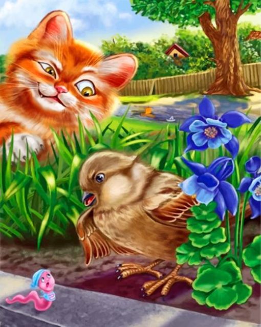 cat-and-bird-paint-by-number