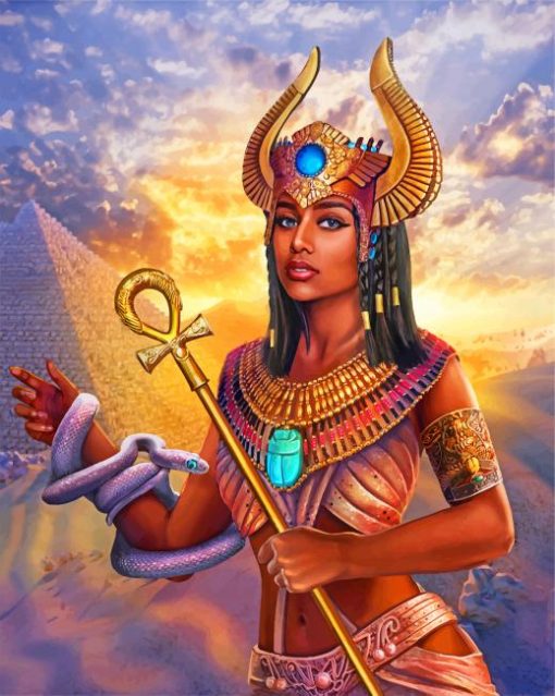egyptian-goddess-paint-by-number