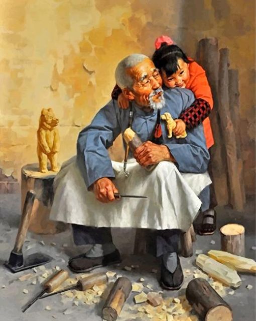 grandfather-and-granddaughter-paint-by-numbers
