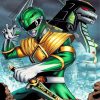 green-power-ranger-paint-by-numbers
