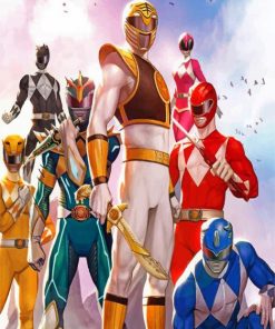 power-rangers-paint-by-numbers
