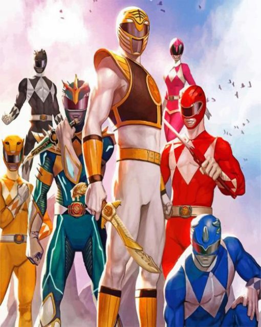 power-rangers-paint-by-numbers