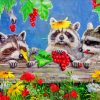raccoons-animals-paint-by-number