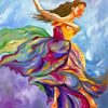Dancing Woman Art Paint by numbers