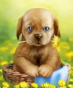 cute-puppy-paint-by-numbers