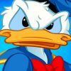 donald-duck-paint-by-numbers