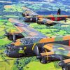 lancaster-airplane-england-paint-by-numbers