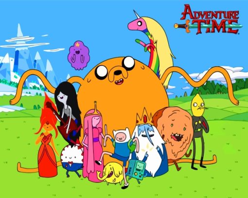 Adventure Time Characters paint by numbers