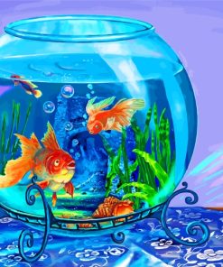 Aesthetic Fish Tank Paint by numbers