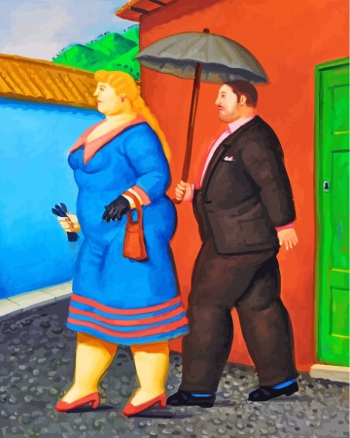 Fat Classy Couple Paint by numbers