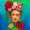 Frida And Flowers Art Paint by numbers