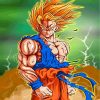 Goku Dragon Ball Paint by numbers