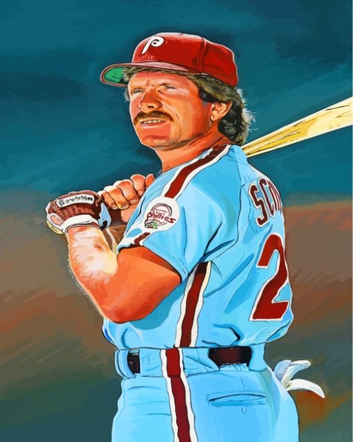 Mike Schmidt Paint by numbers