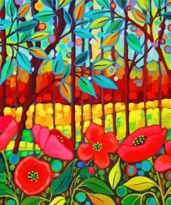 Poppies Art Paint by numbers