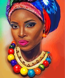 aesthetic-african-woman-paint-by-numbers