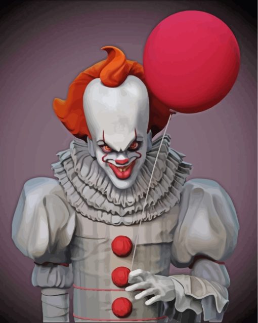aesthetic pennywise-paint-by-numbers