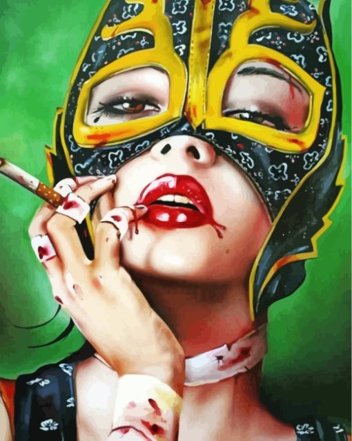 cat-woman-smoking-paint-by-numbers