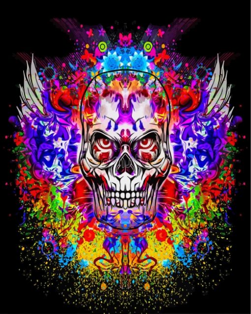 colorful skull-paint-by-numbers