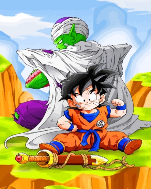Piccolo And Gohan Paint by numbers
