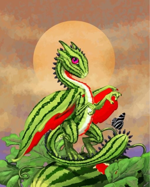 watermelon-dragon-paint-by-numbers