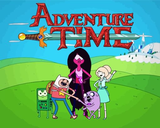 Adventure Time Fantasy Animation Paint by numbers