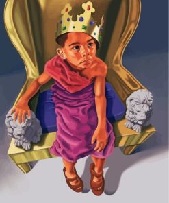 African King Boy Paint by numbers