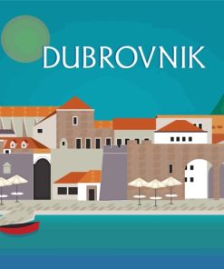 Croatia Dubrovnik Paint by numbers