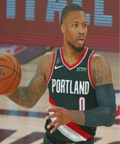 Damian-Lillard-paint-by-numbers