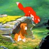 Disney Fox And The Hound Paint by numbers