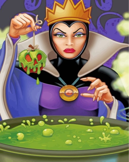 Evil Queen Paint by numbers