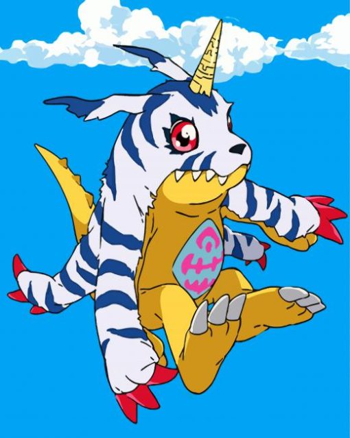 Gabumon Paint by numbers