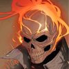 Ghost Rider Paint by numbers