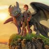 How to train your dragon Paint by numbers