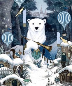 King-Polar-Bear-DIY-Animals-Paint-By-Numbers-PBN-21333