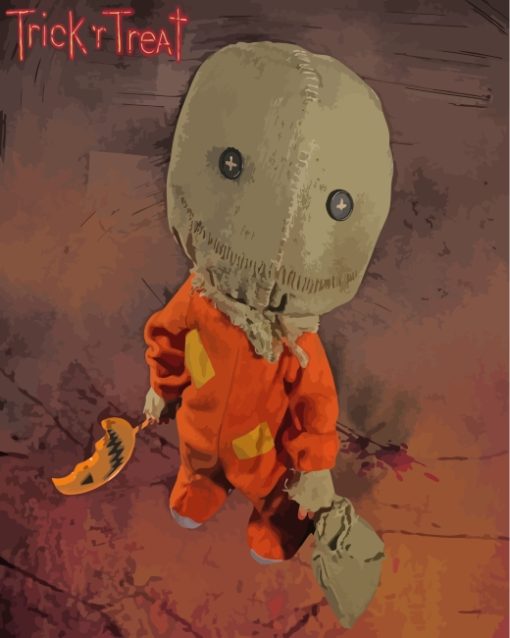 Little Sam Trick r Treat Paint by numbers