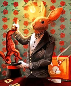 Magician Rabbit Paint by numbers