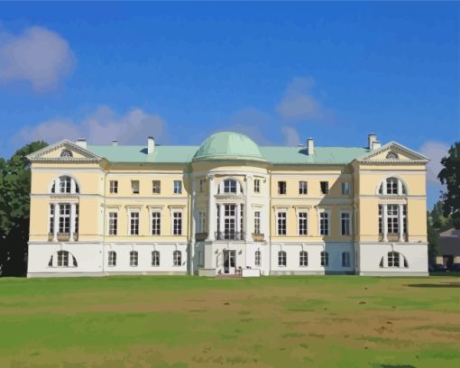 Mezotne-Palace-latvia-paint-by-numbers