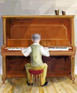 Piano Player Paint by numbers