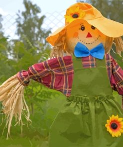 Scarecrow Girl Paint by numbers