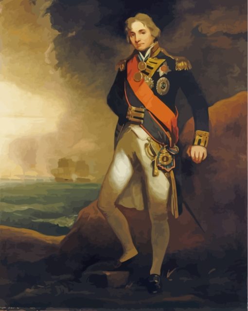 Vice Admiral Horatio Nelson Paint by numbers