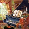 Vintage Piano Paint by numbers
