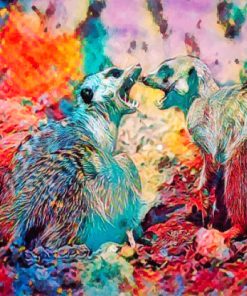 abstract-meerkats-paint-by-numbers
