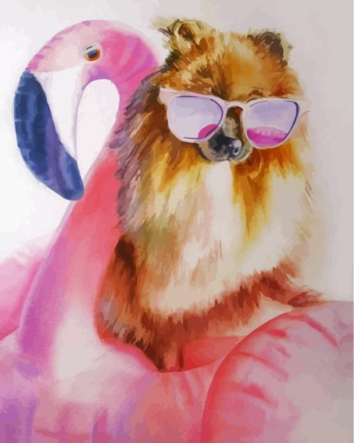 aesthetic-pomeranian-paint-by-numbers