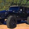 Black Jeep Car Paint by numbers
