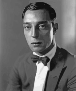 Buster Keaton Movie Star Paint by numbers