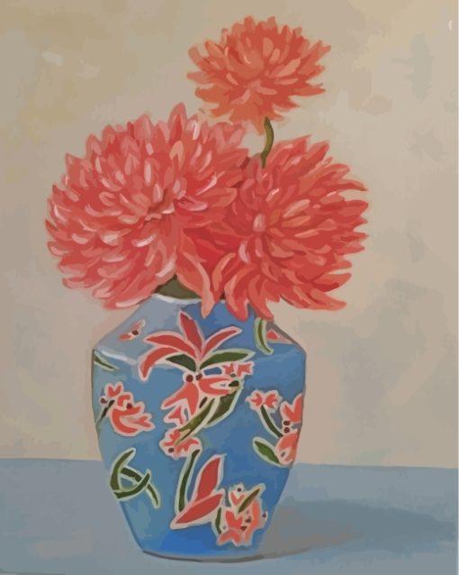 Chrysanthemum In Vase