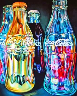 Coca Cola Bottles Paint by numbers